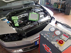 Motor mit Messgerät